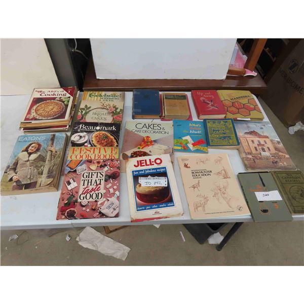 Books: Winnipeg 100, School Reader Books, Recipe, Cake 