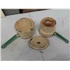 Image 3 : Vintage Roaster, Enamel Pots, Pie Plate, Fry Pan, Lots 