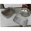 Image 8 : Vintage Roaster, Enamel Pots, Pie Plate, Fry Pan, Lots 