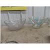 Image 2 : Crystal/Cut Glass: Serving Bowls, Mixing Bowls, Pyrex Bowl &More 