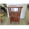 Image 2 : Wood Side Table, Vintage Stool 26'' x 15'' x 14'' 