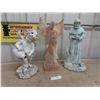 Image 1 : Garden Décor: 3 Statues Tallest 22'' 