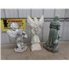 Image 2 : Garden Décor: 3 Statues Tallest 22'' 