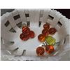 Image 8 : Vintage Lucite Grapes , Ceramic Basket, Trays, Plastic 