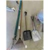 Image 1 : Tree Pruner, Fan Rake, Scoop Shovels
