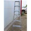 Image 2 : Aluminum 6ft Step Ladder With Paint Tray