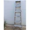 Image 4 : Aluminum 6ft Step Ladder With Paint Tray