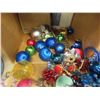 Image 2 : Christmas: Ceramic Light Up Tree 13'' H , 2 Snow Globes, Tins, 