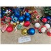 Image 3 : Christmas: Ceramic Light Up Tree 13'' H , 2 Snow Globes, Tins, 