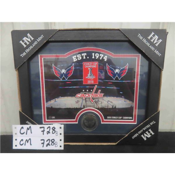 Framed Washington Capitals Stanley Cup Champions 