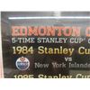 Image 3 : Framed Edmonton Oilers Stanley Cup Champions 