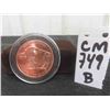 Image 1 : 1 Ounce Copper Coin 