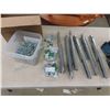 Image 1 : 6 Drawer Slides, 1/2 box  3 7/8" Screws