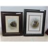 Image 1 : 2 Framed Pictures of Trains, Largest 22 X 18