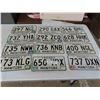 Image 1 : 12 Manitoba Licence Plates