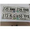 Image 3 : 12 Manitoba Licence Plates