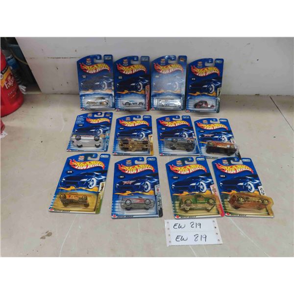 12 New Hot Wheels Die Cast