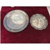 Image 3 : 6 Pieces Silver Plated Trays + 4 Goblets + Vintage Razor