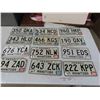 Image 1 : 12 Manitoba Licence Plates
