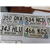 Image 2 : 12 Manitoba Licence Plates