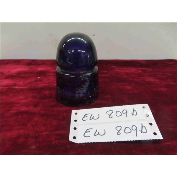 Purple Telephone Glass Insulator