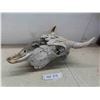 Image 1 : Bison Skull 14" Horn Spread 19" Nose to Horn 