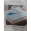 Image 3 : Linenspa 2 Inch Memory Foam Mattress Topper, Gel Infused