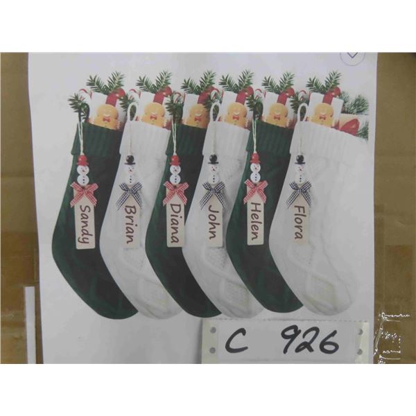 Personalized Christmas Stockings - 18 Inches Hanging Stockings 