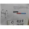 Image 1 : 3W Healthcare – Adjustable Aluminium Walker Silver and Grey, 