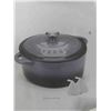 Image 2 : Overmont Enameled Cast Iron Dutch Oven - 5.5QT Cookware with