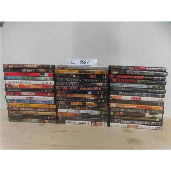 44 dvds - New or Store Return  
