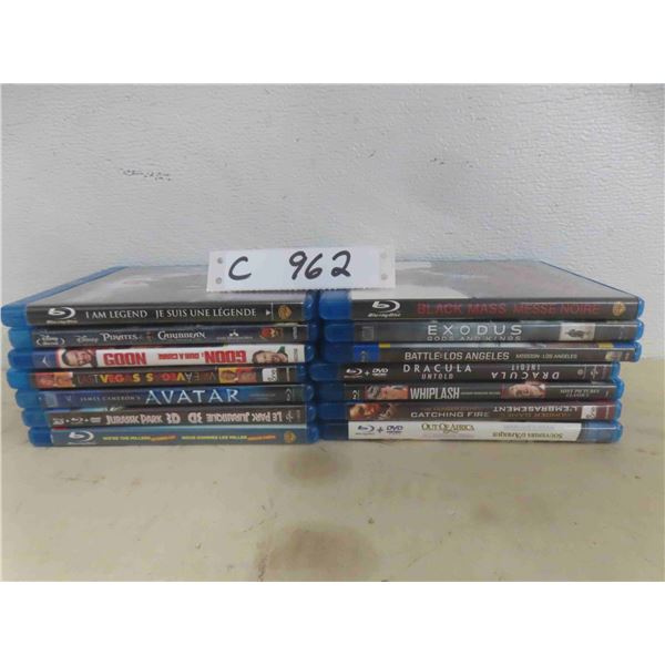 14 Blue ray dvds - New or Store Return  