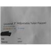 Image 3 : Universal 3" Adjustable Toilet Flapper x 5 units - New or 
