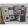 Image 2 : VEVOR Corner Wooden Play Kitchen, Toy Set with Lights 