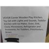 Image 3 : VEVOR Corner Wooden Play Kitchen, Toy Set with Lights 