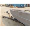 Image 10 : Aluminum 14ft Old Boat with Trailer (No TOD) 