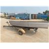 Image 7 : Aluminum 14ft Old Boat with Trailer (No TOD) 