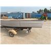 Image 8 : Aluminum 14ft Old Boat with Trailer (No TOD) 