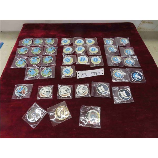 38 RCMP Challenge Medallions 
