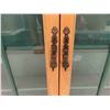 Image 5 : Wood & Glasss Display Cabinet 20 x 17 x 2.75"