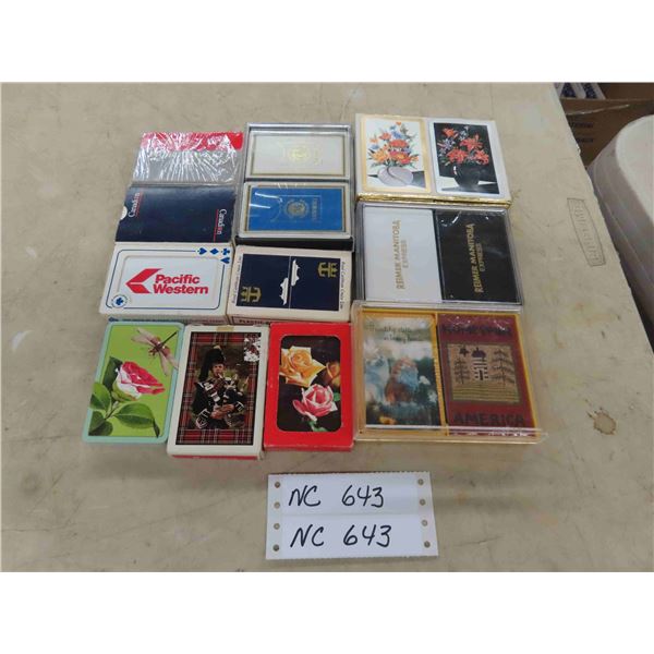 15 Packs Unopened Vintage Playing Cards