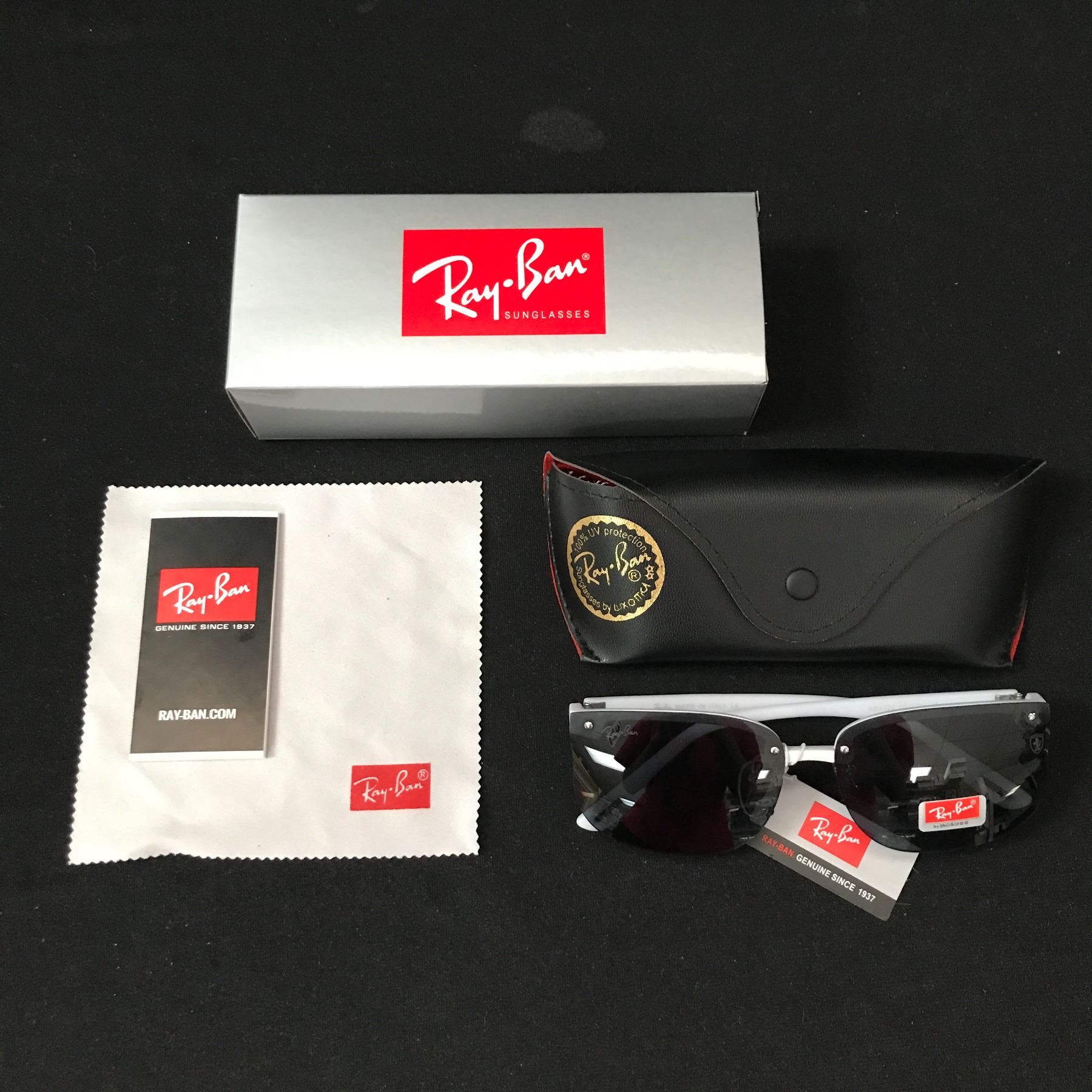 BRAND NEW RAY-BANS WITH CASE AND BOX