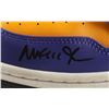 Image 2 : MAGIC JOHNSON SIGNED NIKE AIR JORDAN SHOE IN DISPLAY CASE (BECKETT COA)