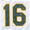 Image 2 : JASON GIAMBI SIGNED AND INSCRIBED OAKLAND ATHLETICS JERSEY AWM COA