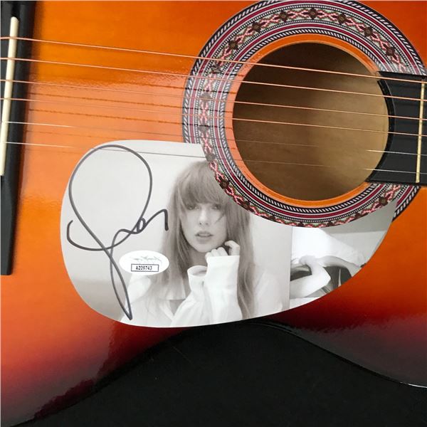TAYLOR SWIFT SIGNED ACOUSTIC GUITAR - JSA COA