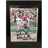 Image 1 : JOHNNY BENCH SIGNED 8 X 10 HOF INSCRIPTION (TOTAL SPORTS COA)
