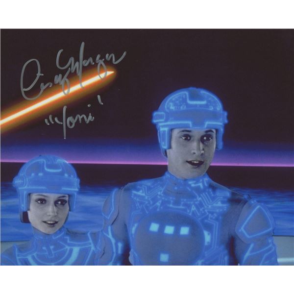 Tron Cindy Morgan signed movie photo