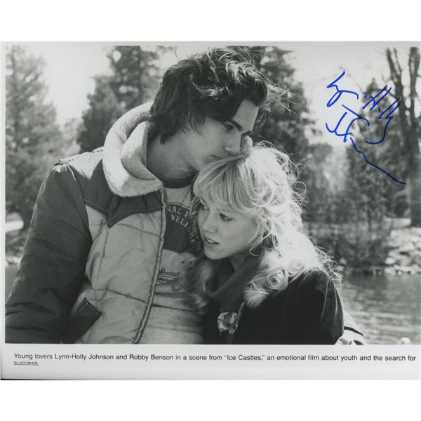 Lynn-Holly Johnson "Ice Castles" signed movie photo
