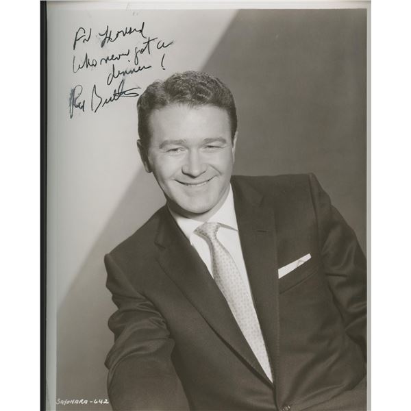 The Poseidon Adventure Red Buttons signed photo