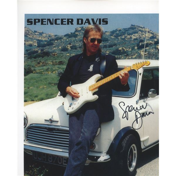Musician Spencer Davis signed photo